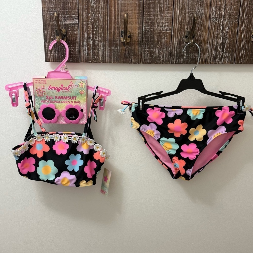 Swimsuit Size 12 Bmagical By Between 2 Piece swimsuit, sunglasses and bad NWT